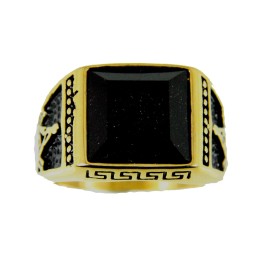 The Quiet Witness T53 Masonic Ring Mason Scottish Rite Prince Hall Black Stone AEAONMS Noble Shrin - 15