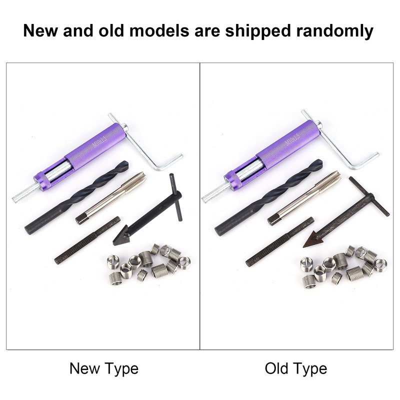 M10 x 1.25 Thread Repair Insert Kit 12PCS Screw Sleeve