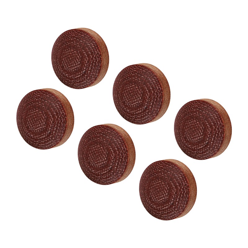 6pcs Billiard Pool Cue Tips 14mm Crystal Pool Cue Tips