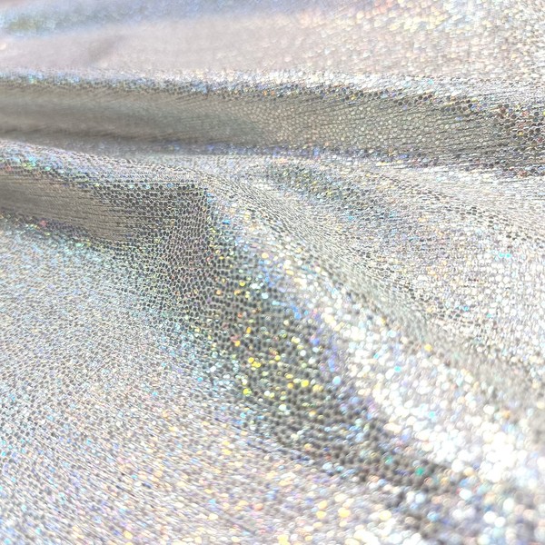 Shattered Glass Hologram Fabric by The Yard Width 58Inches Entelare