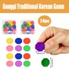 24Pcs Gonggi Korean Game, Gonggi Stones, Catching Toy Catching Pebble