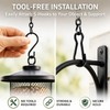 9.5 Inch Black Hanging Chains, 12 Pack Plant Hangers for