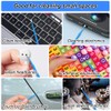 Shintop 400pcs Disposable Micro Applicators Brushes Great for Dental/Oral/Makeup (Blue,