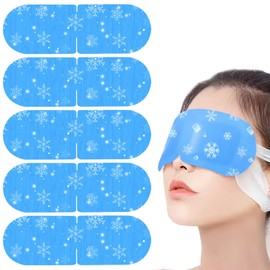 Leogony 20 PCS Cooling Eye Mask, Disposable Cold Compress for Soothing Eye Fatigue