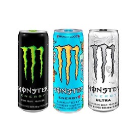 Monster 355ml (Green + Mango Loco + Ultra) 8 cans each, 24 cans in total (30097988) / 몬스터 355ml (그린+망고로코+울트라) 8캔씩 총24캔 (30097988)