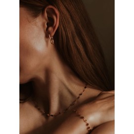 Akitsune Earrings for women, elegant 316L stainless steel earring for women, waterproof and anti-allergenic, Stainless Steel