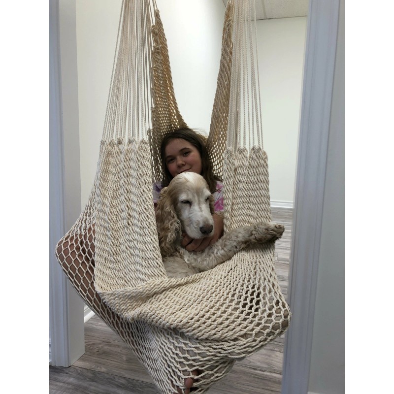 DreamGYM Therapy Hammock Swing - Soft Ivory