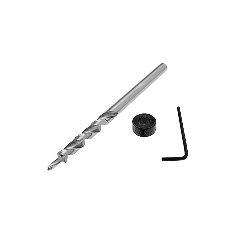 eMagTech New 3/8" 9.5mm Hex Twist Step Drills Pocket Hole