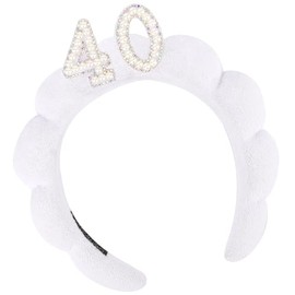 Jaciya 40th Birthday Decorations for Women 40 Headband Crown 40th Birthday Gifts Women