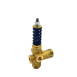 Annovi Reverberi VRT3-310A Unloader, Black Spring, 4500 PSI, 10.5 GPM, No Adjustment Knob, Brass