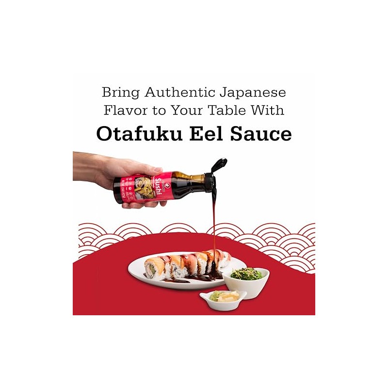 Otafuku Salsa de anguila para rollos de sushi, salsa japonesa