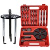 DKwoeshg Bearing Puller Kit, Inner Hole 3-Jaw Puller with Curved