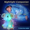 BSTAOFY 12‘’ Musical Light Up Elephant Plush Toy Floppy LED