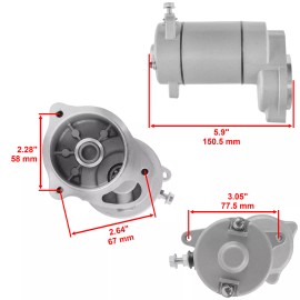 Caltric Starter & Drive for Polaris Xplorer 300 250 XPress 300 400 1996-2000 New