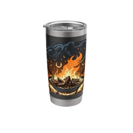 BBQ Barbeque Fire Pit Grill Grilling Outdoor Cooking Stainless Steel Insulated Tumbler