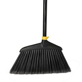 Angle Broom Heavy Duty Broom for Indoor Outdoor Clean(Black&Yellow)