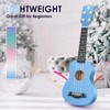 Soprano Ukulele for Beginners, Hawaiian Ukulele 21 Inch Basswood,4 -