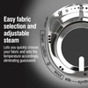 CHI Steam Iron for Clothes with 8’ Retractable Cord, 1700