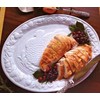 FAMILY SIZE Thanksgiving Turkey Platter, 18 Inch Stoneware, Finish with