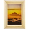 FUJICOLOR 66713 Digital Photo Frame D3 Natural L Wooden Beige