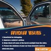 Outside Window Visors Rain Guards Vent Deflectors Compatible with Mitsubishi