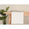 PurpleEssences White Table Runner - Hemstitch Detail, 100% Cotton -