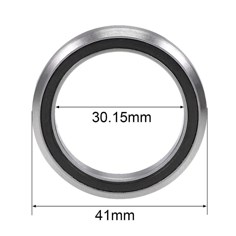 sourcing map MH-P03 Bearing 30.15x41x6.5mm Sealed Chrome Steel Bearings