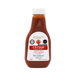 Catsup Keto | SIN AZÚCAR | 0.8g Net Carbs por porción | Vegana | 100% natural | Sin conservadores | 250ml