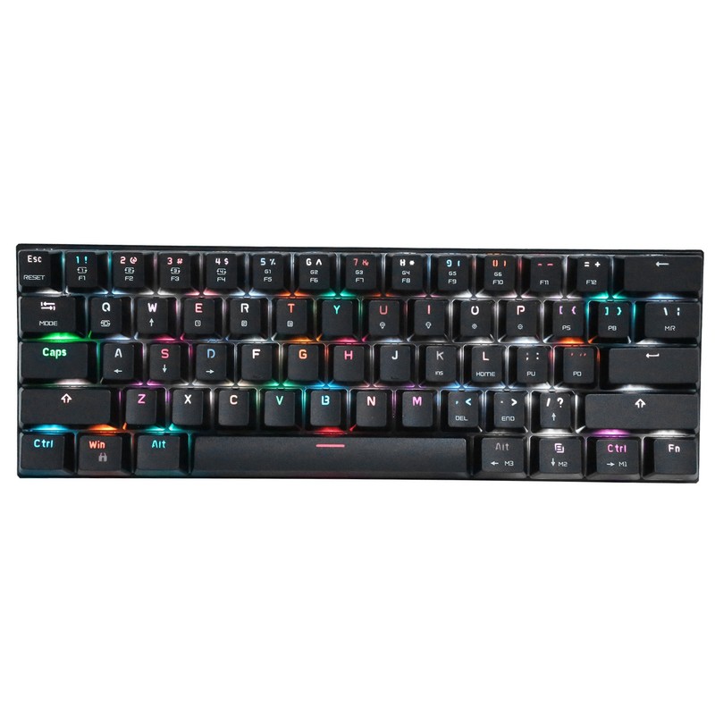 Mechanical Keyboard for Bluetooth Wireless DualMode RGB 61Key Computer Accessories
