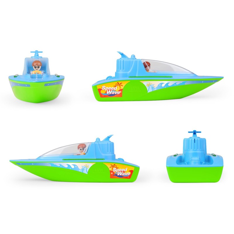 Lena BOAZZ Sports Boat 36 cm, Toy Boat Suitable for