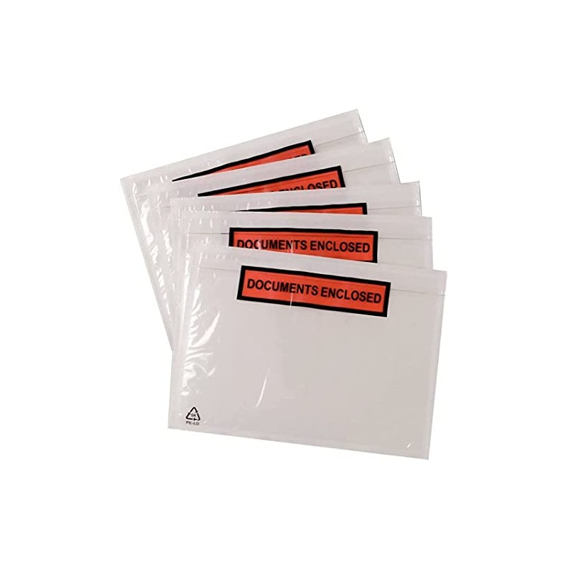 50 X A5 Printed Document Enclosed Wallets. Pack of 50.
