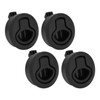 61mm/2.4in Marine Flush Pull Slam Latch Round Ring Lock Boat