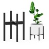 Sztbxuer Heavy 4Legs Adjustable Metal Plant Stand for 10"-16" Plant