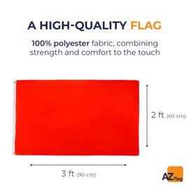 AZ FLAG Race Officer red Flag 2' x 3' - Racing Flags 90 x 60 cm - Banner 2x3 ft Light Polyester