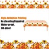 Orielis Plastic Thanksgiving Tablecloths 2 Pack - Fall Table Cloth