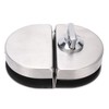 Glass Door Lock 97x65mm Split Type Brushed Polished Surface Replacement