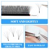 GEMERRY Volume Eyelashes, 5D Pre-Fanned Eyelash Extensions, Easy Fan Lashes,