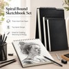 30-Sheet Spiral Sketchbook for Drawing – Thick Paper Art Pad