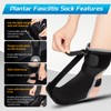 Plantar Fasciitis Night Splint Sock with Massage Ball for Plantar