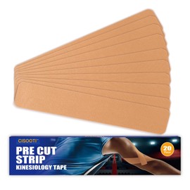 CISOOTI Kinetic Tape,Kinesiology Tape Precut Strips,Comfortable Muscle Tape,Knee Tape,Blister Prevention,Suitable for Elbows,Shoulders,Knees,and Many Other Areas.Easy to Use