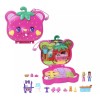 Polly Pocket Straw-beary Patch Compact Dolls and Playset Toy New