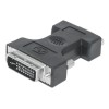 Conector Adaptador Manhattan Vga Hembra A Dvi Macho 328883