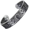 Wide Copper Bracelet Men Women Pewter Plated Celtic Solid Copper