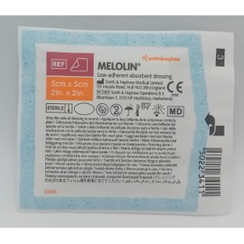 Melolin 5cm x 5cm Sterile Non Adherent Dressings Pack of 25