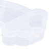 10Pcs Rainbow Shaped Transparent Storage Box Dust Proof Storage Box