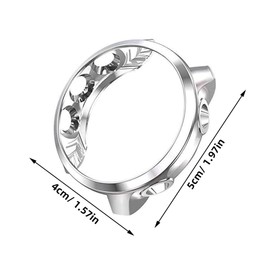 SHOWERORO Electroplated Protective Watch Case for Smartwatch Silver TPU Cover with Precise Cutouts Flexible and Durable Scratch Resistant Frame