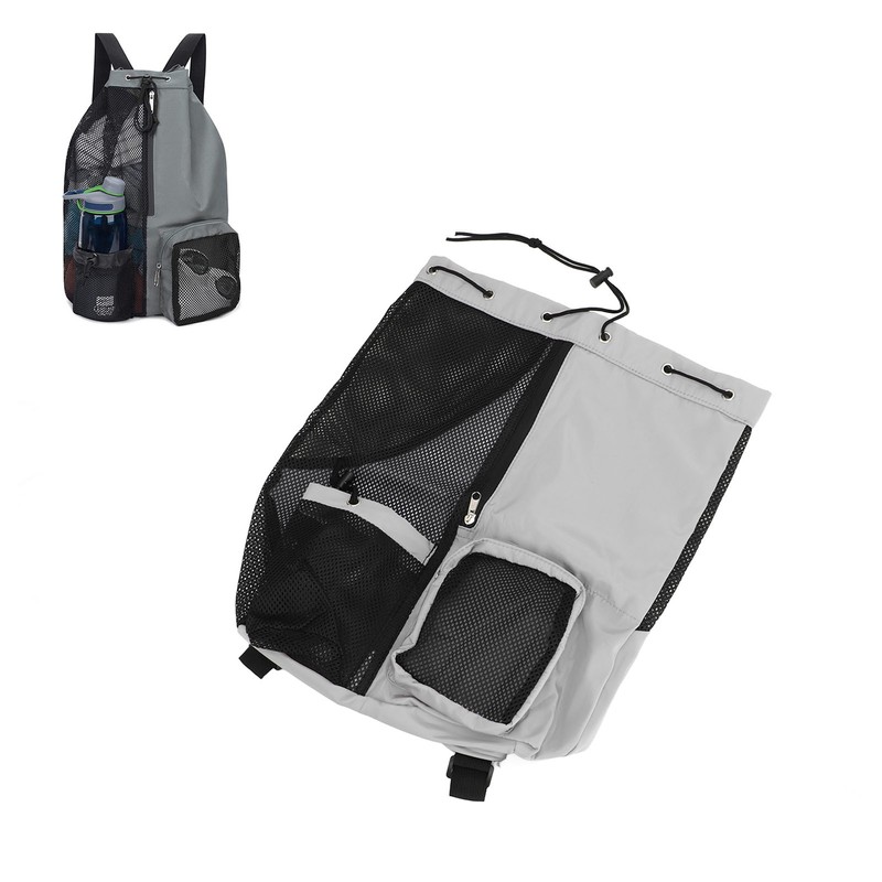 Mesh Beach Backpack Adjustable Shoulder Strap Lightweight Breathable Mesh and