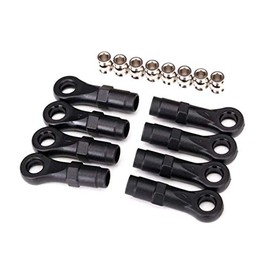 Traxxas 8149 Extended Rod Ends with Hollow Balls, Black