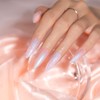 RARJSM Light Pink Pearl Gel Nail Polish Pearlescent Shell Purple