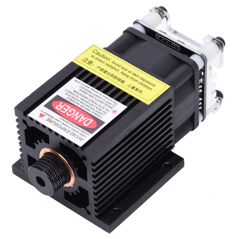 T05 5.5W Blue Laser Module TTl PWM Modulation Power Adapter